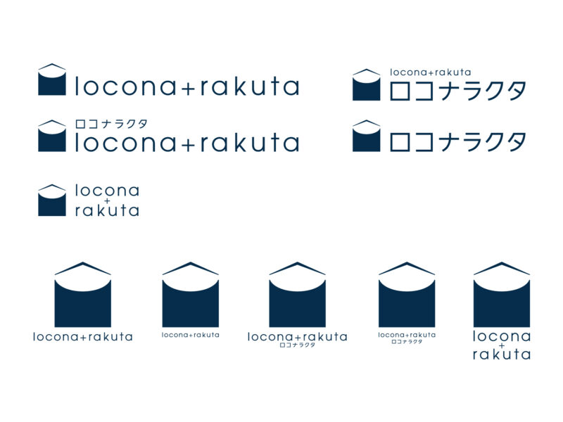 locona + rakuta（ロコナラクタ）様 ロゴ